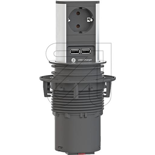 ELEVATOR 1xSchuko, 2 USB-Steckdosen 928.017