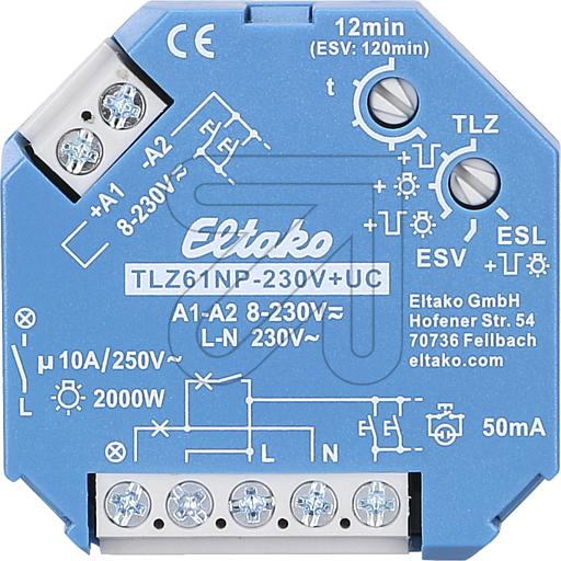 Eltako Treppenlicht Zeitschalter TLZ61NP-230V+UC