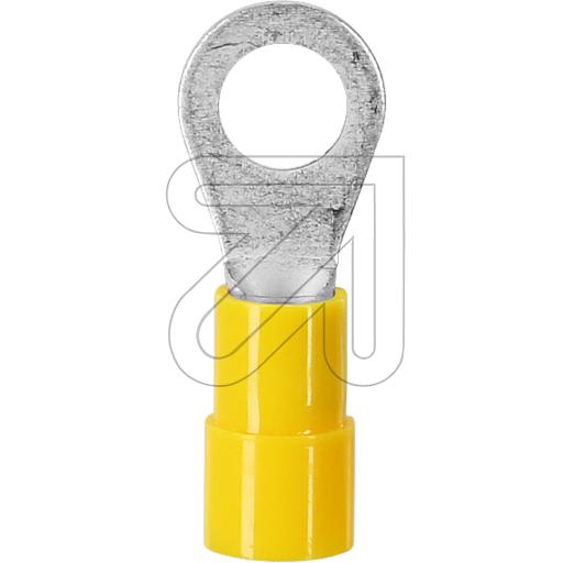 Ring-Kabelschuh M6 gelb - 6,0mm², 100 Stk