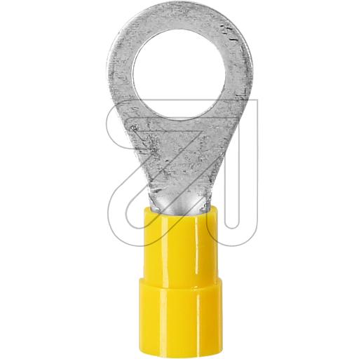 Ring-Kabelschuh M8 gelb - 6,0mm², 100 Stk