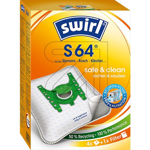 Swirl Staubfilter-Beutel S 64/66 MicroPor
