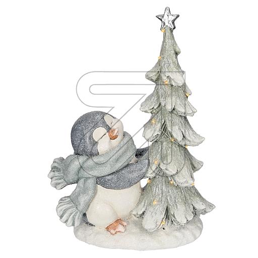 LED Pinguin mit Weihnachtsbaum 75541